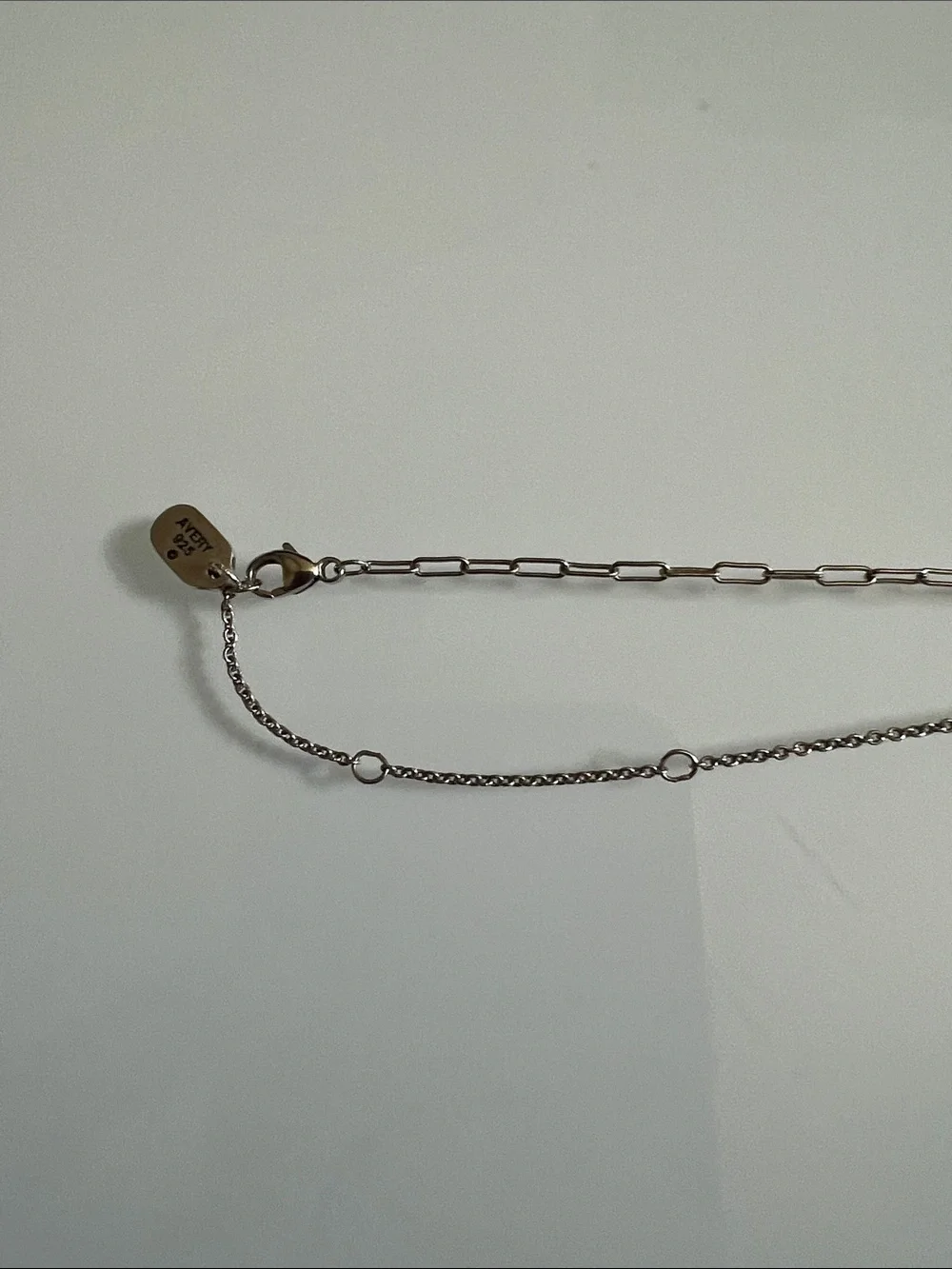 James Avery Paired Chains Cross Necklace
